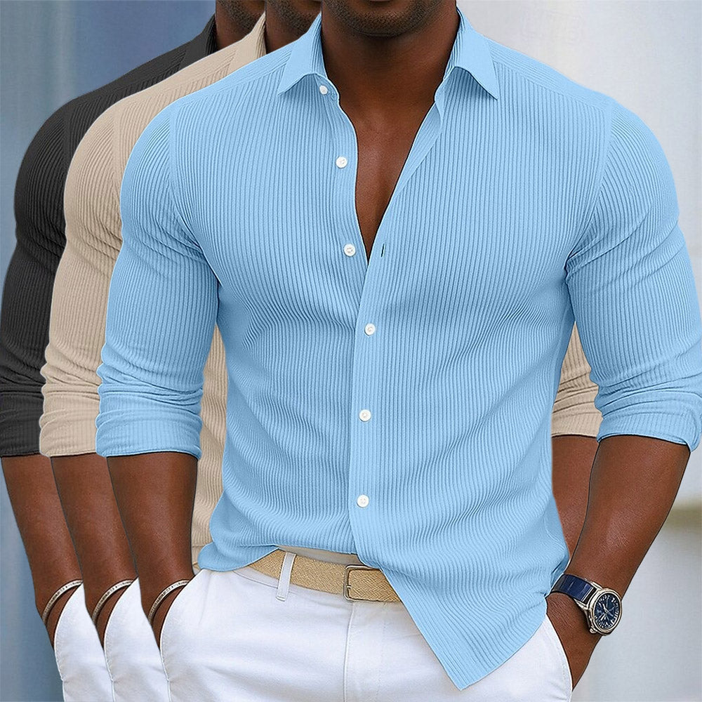 Martín - Camisa de Mezcla de Algodón Rizer