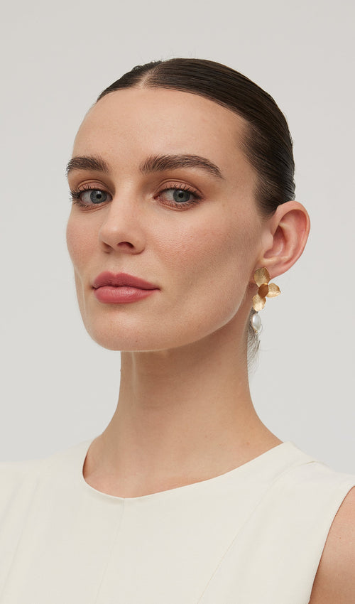 Pendientes Flor de Perla
