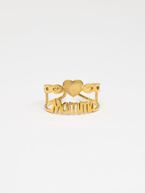 ANILLO MAMMA EN ORO