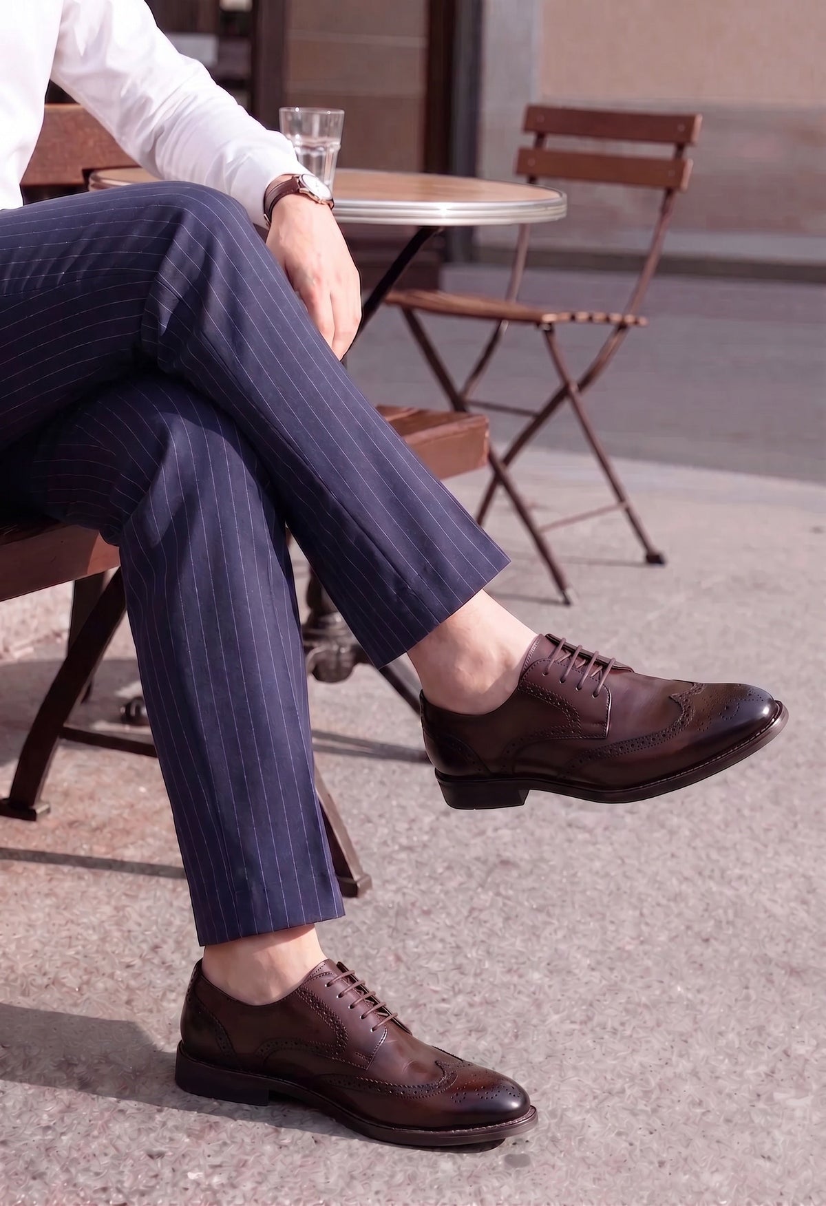 Óscar - Zapatos Brogue Wingtip de Piel