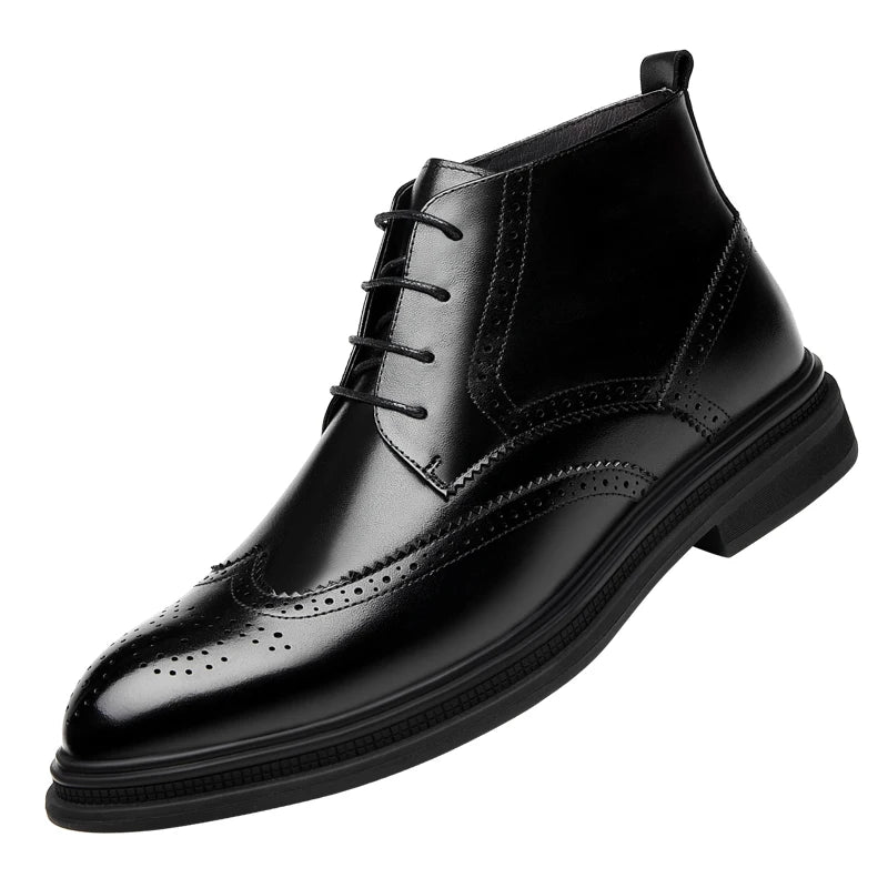 Lorenzo - Botines Brogue de Cordones con Alza +6 cm
