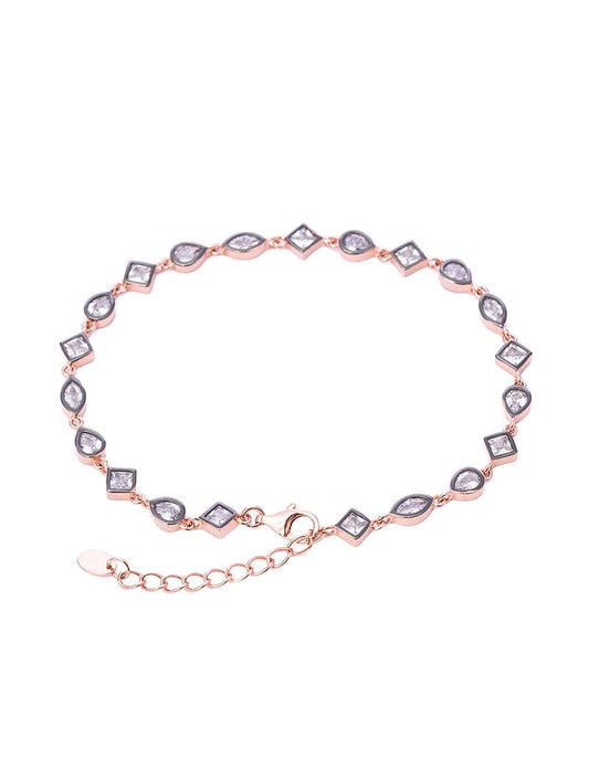 PULSERA AZURE EN ORO ROSA