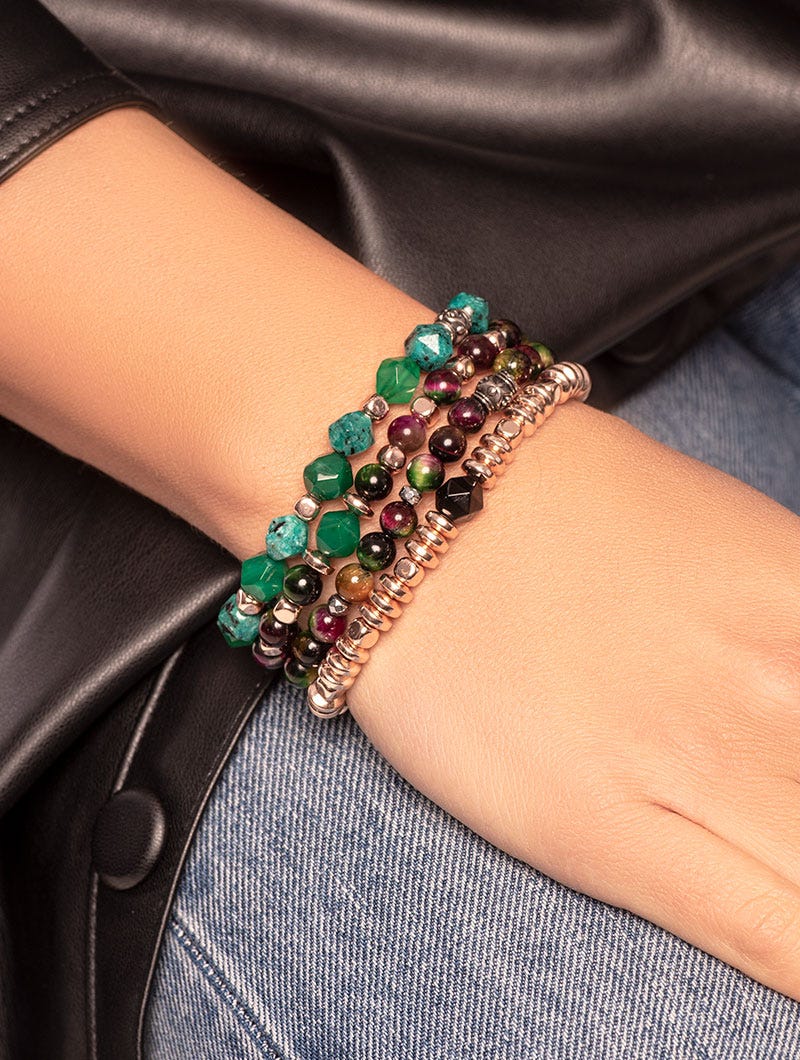 PULSERA RACHEL EN ESMERALDA