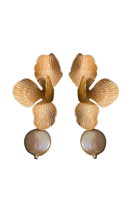Pendientes Flor de Perla