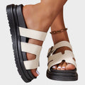 Rebeca - Sandalias de confort con diseño en H
