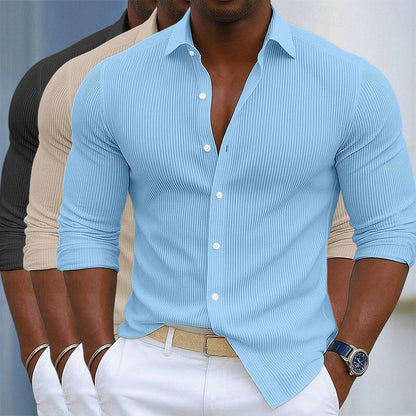 Martín - Camisa de Mezcla de Algodón Rizer