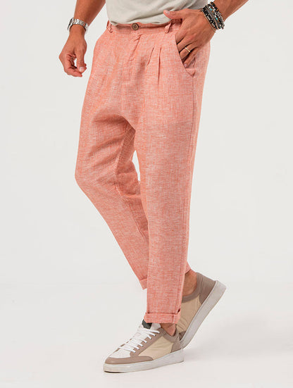 Fernando - Pantalones Casuales en Coral