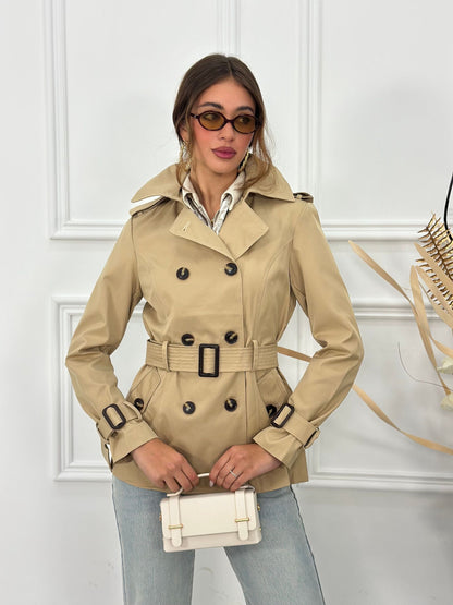 Bella - Gabardina entallada