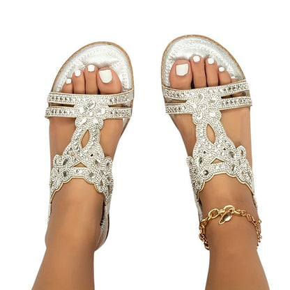 Virginia - Sandalias Ortopédicas Brillo y Elegancia