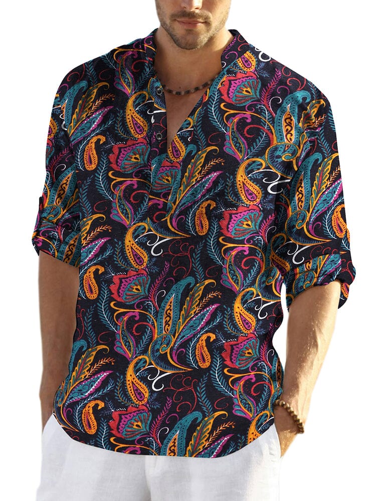 David - Camisa Henley de Playa