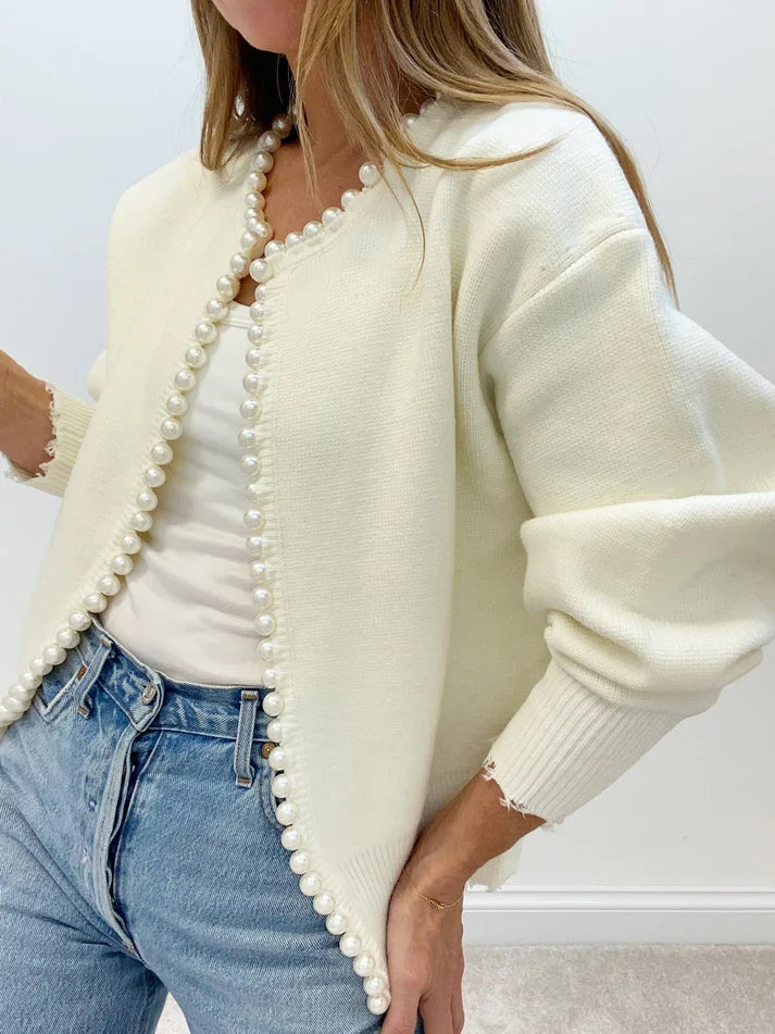 Arabia - Detalle chaqueta con perlas