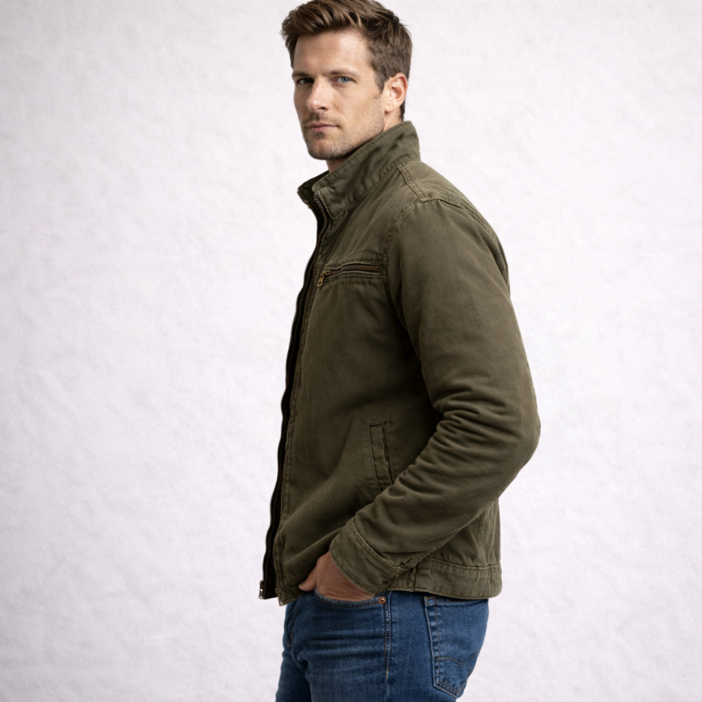 Ares - Chaqueta Vértice Oliva