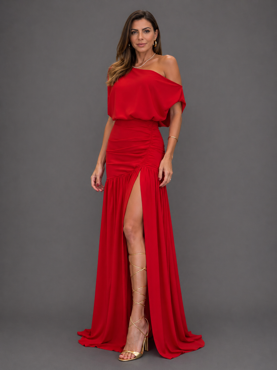 Adriana - Vestido Elegante Manga Raglán