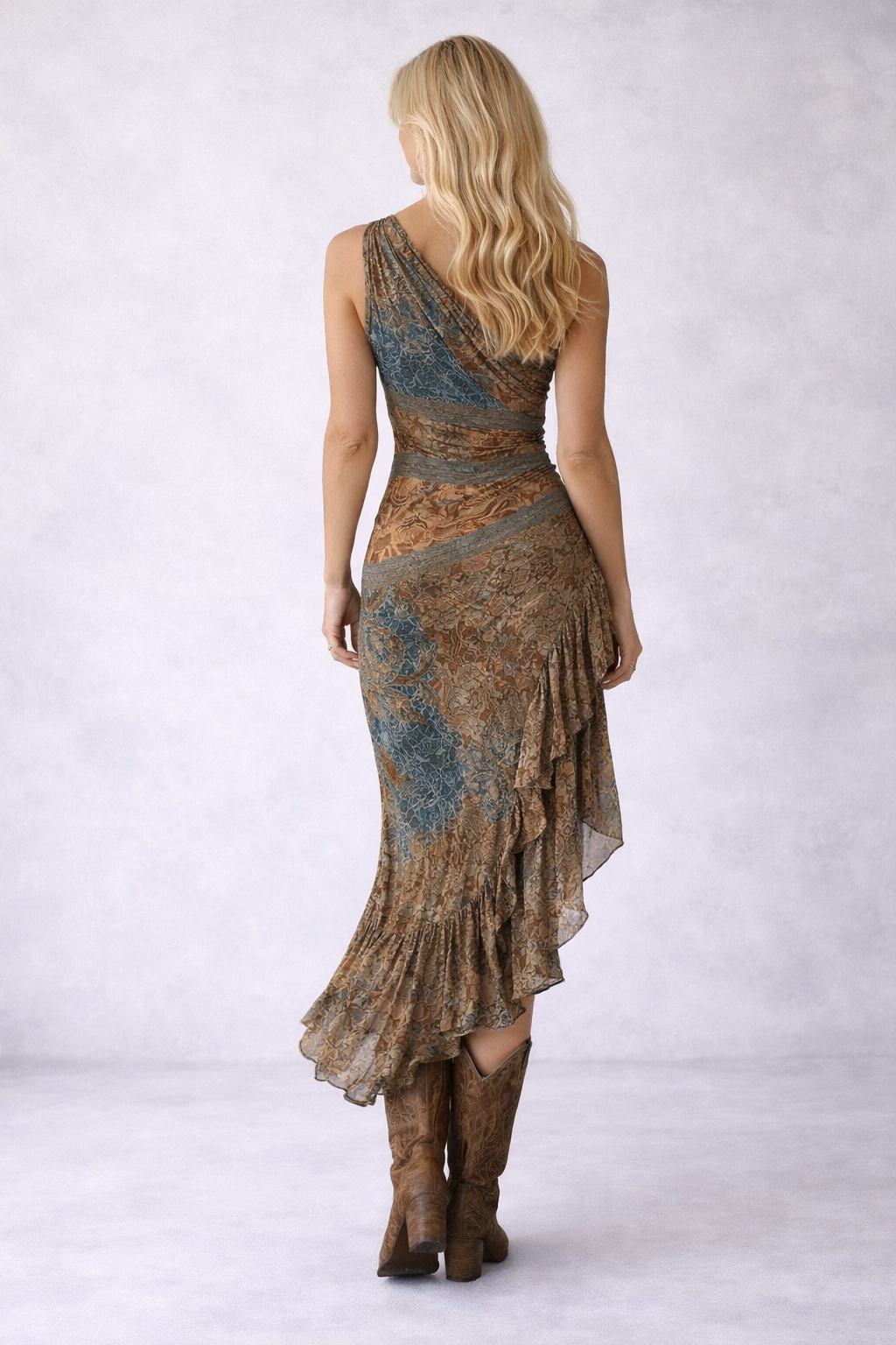 Iris - Vestido Estampado Sienna