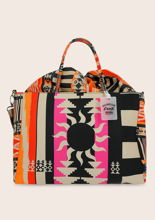 Bolsa de Playa Canvas Mujer Estampada A030-X06