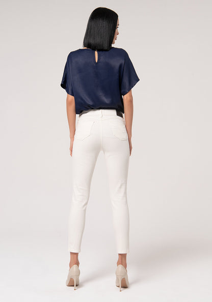 Gloria - Pantalón Slim de Algodón con Efecto Perfect Shape
