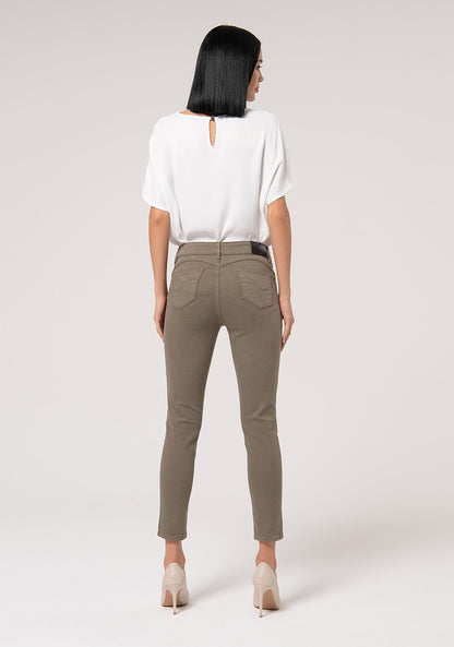 Gloria - Pantalón Slim de Algodón con Efecto Perfect Shape