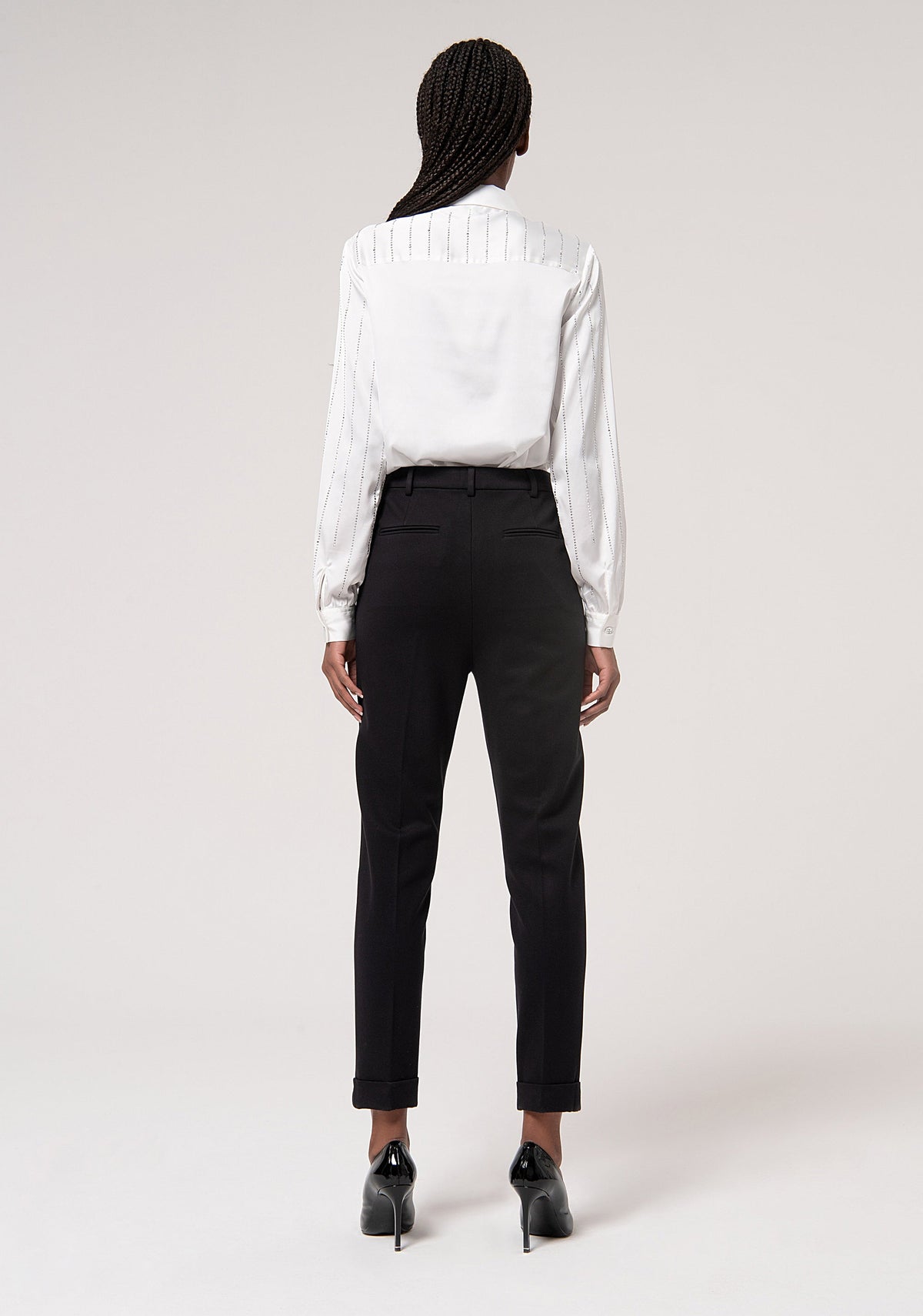 Soraya - Pantalón Chino Slim en Tejido Stretch