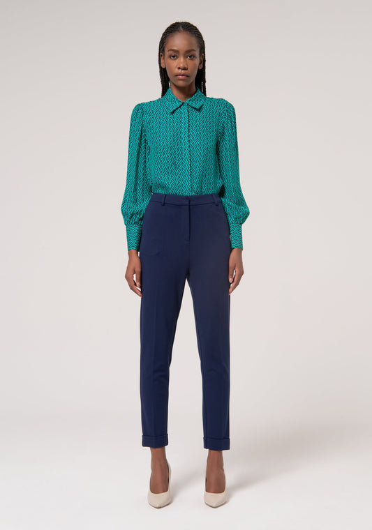 Soraya - Pantalón Chino Slim en Tejido Stretch