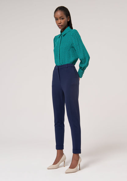 Soraya - Pantalón Chino Slim en Tejido Stretch