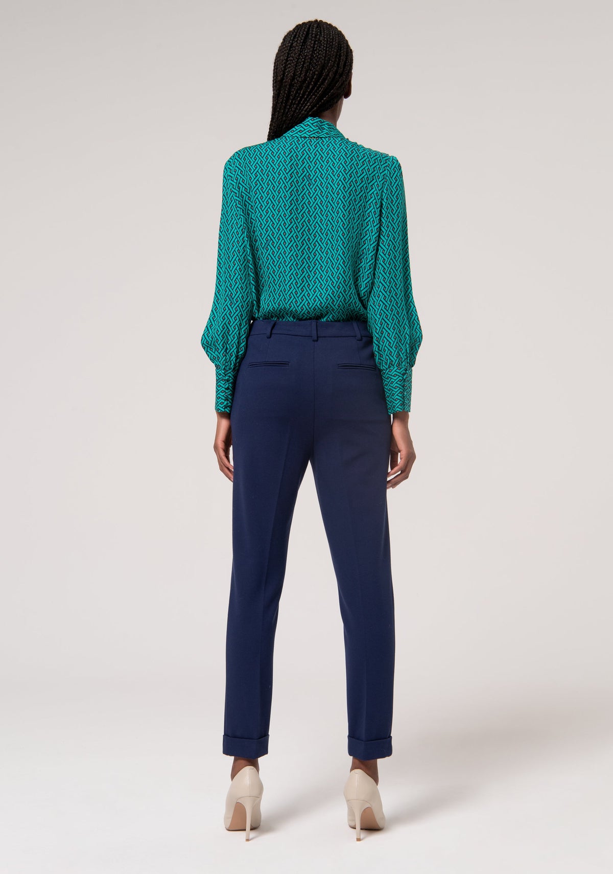 Soraya - Pantalón Chino Slim en Tejido Stretch
