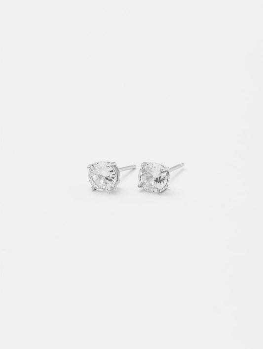 PENDIENTE JAMIE DD DOT LIGHT EN PLATA