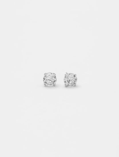 PENDIENTE JAMIE DD DOT LIGHT EN PLATA
