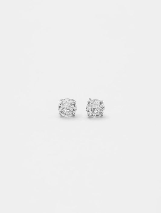 PENDIENTE JAMIE DD DOT LIGHT EN PLATA