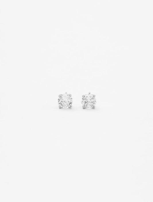 PENDIENTE JAMIE CC DOT LIGHT EN PLATA