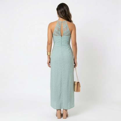 Claudia - Vestido Midi con Escote Cruzado