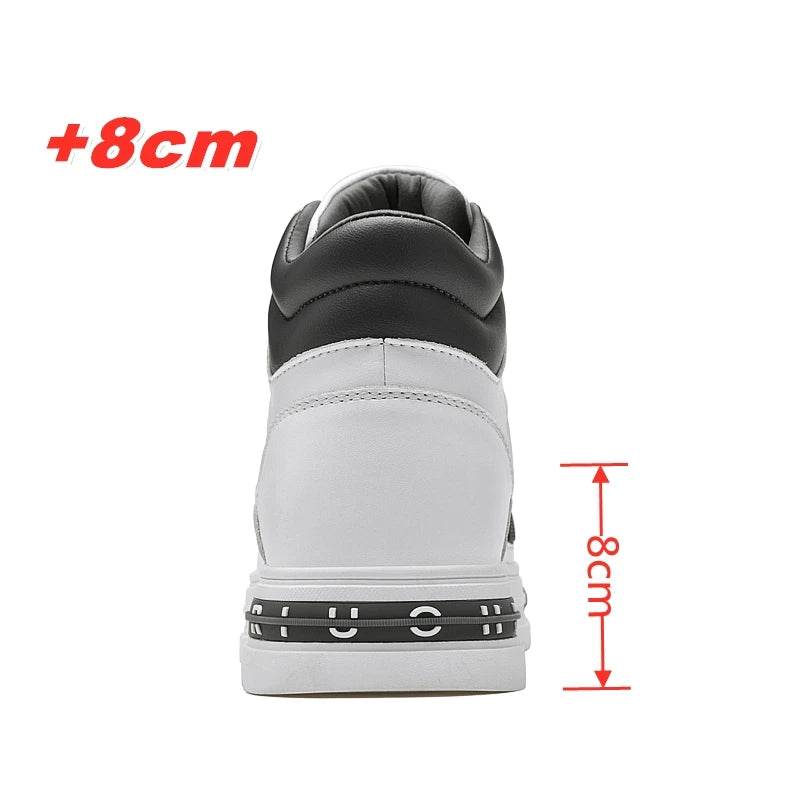 Darío - Zapatillas Altas Bicolor con Alza Oculta +8 cm