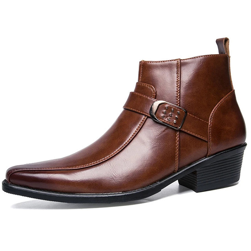 Esteban - Botines Vaqueros con Hebilla