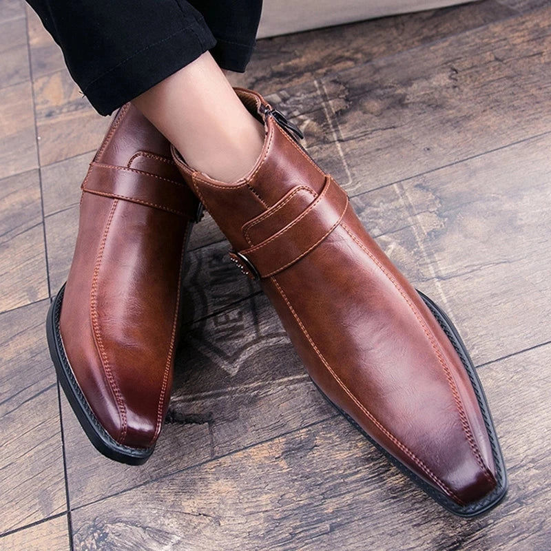 Esteban - Botines Vaqueros con Hebilla