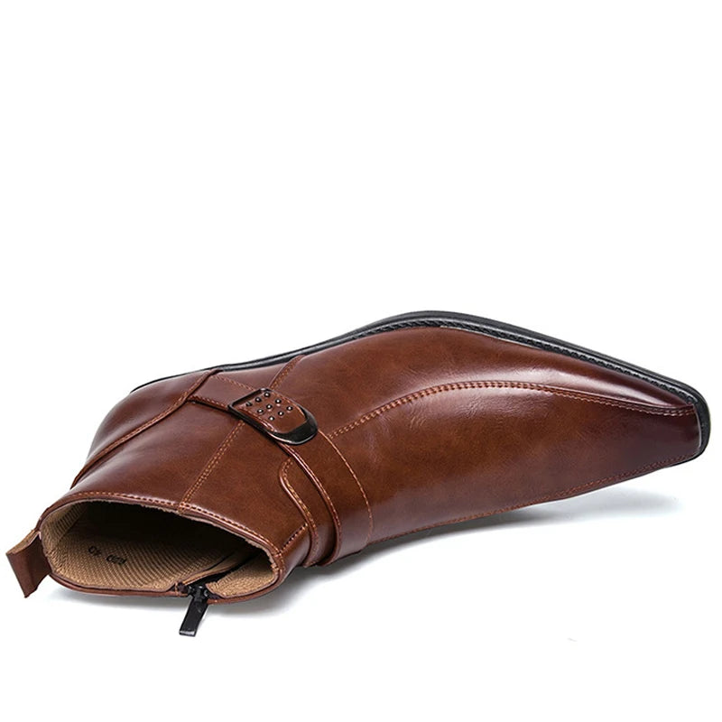 Esteban - Botines Vaqueros con Hebilla