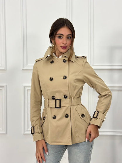 Bella - Gabardina entallada