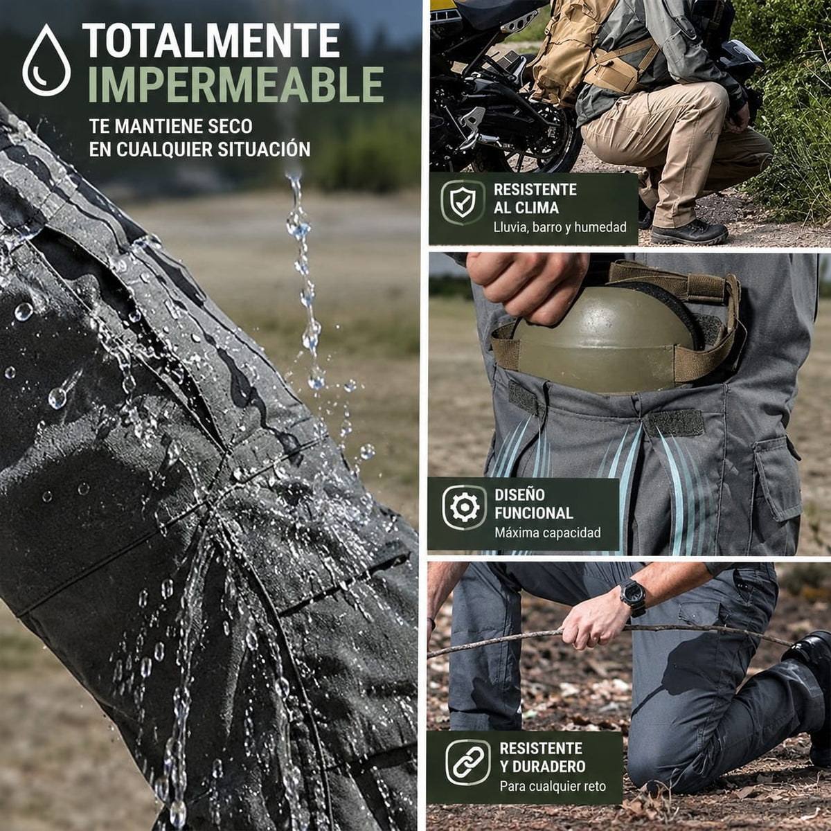 Leandro - Pantalones Cargo para Hombre