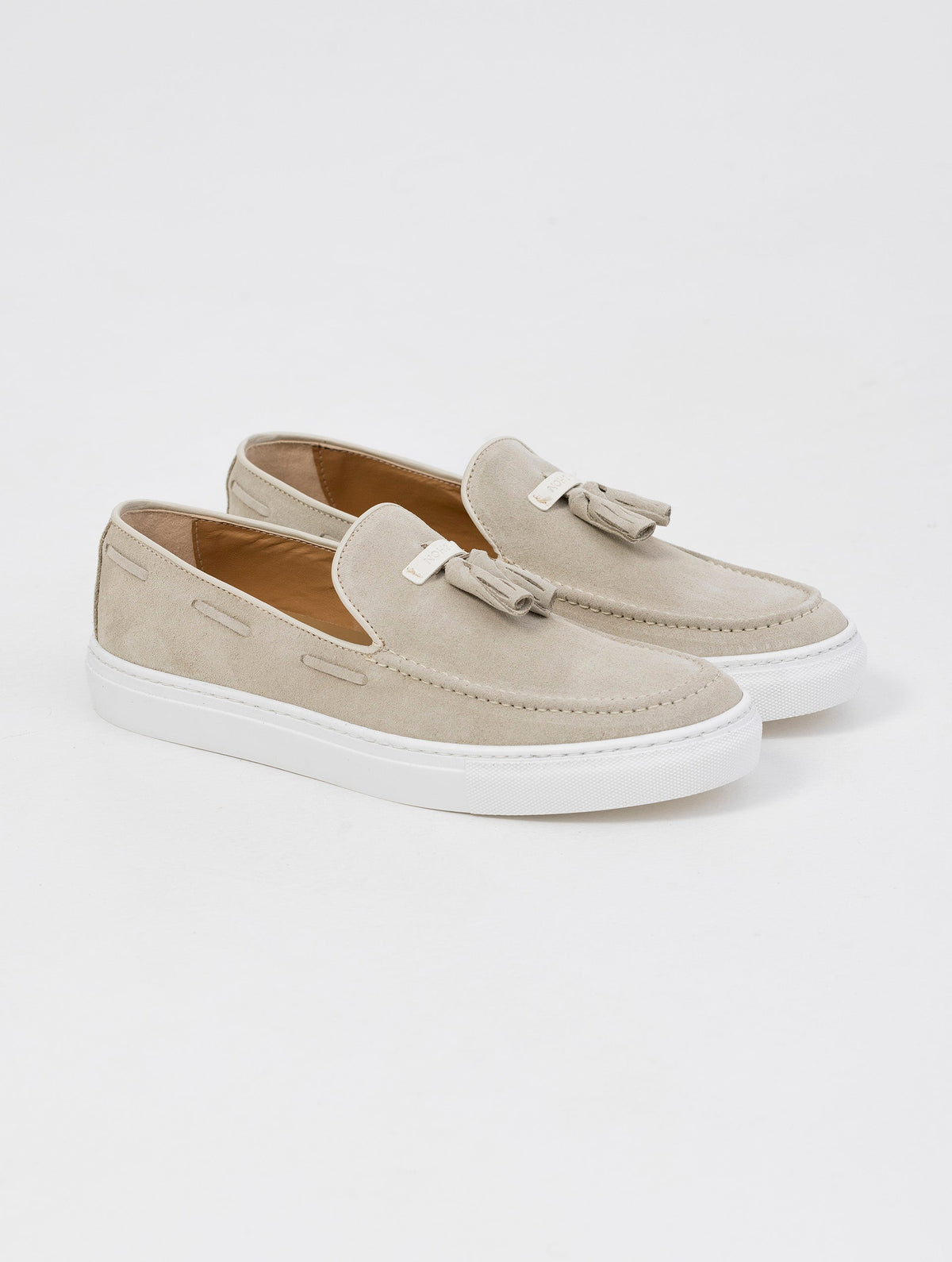 Eduardo - Slip-On de Cuero Crust en Arena