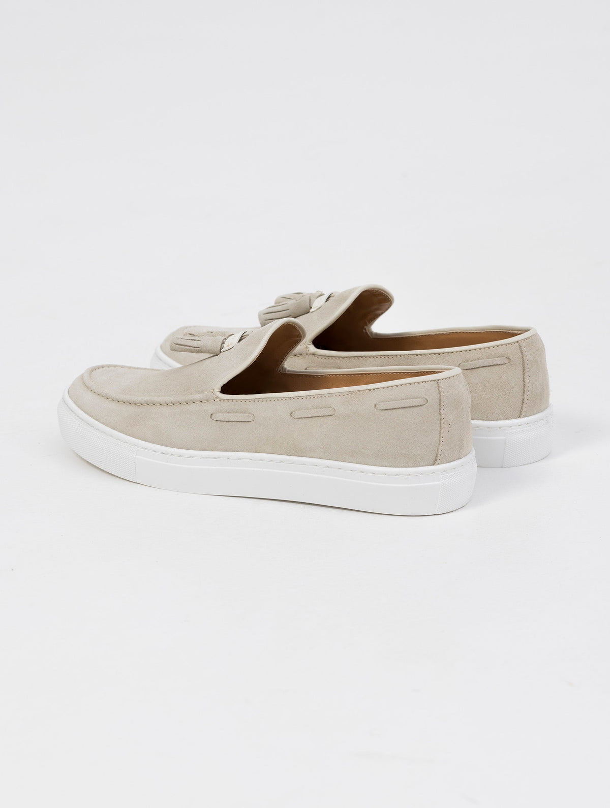 Eduardo - Slip-On de Cuero Crust en Arena