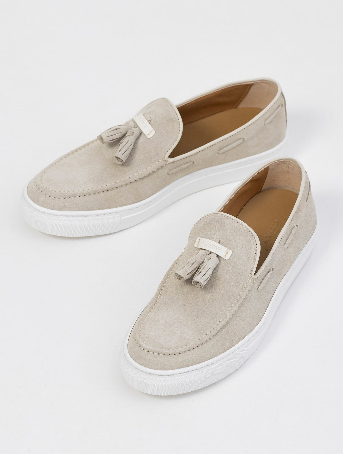 Eduardo - Slip-On de Cuero Crust en Arena