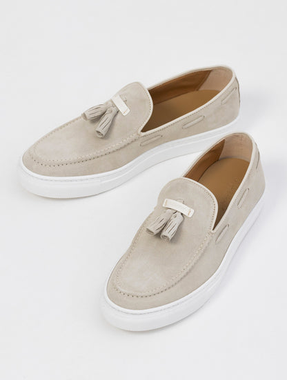 Eduardo - Slip-On de Cuero Crust en Arena