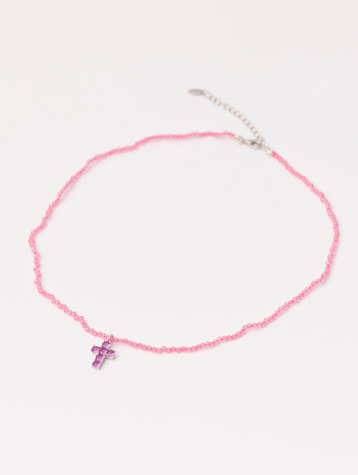 COLLAR CRUZ NORAH EN ROSA