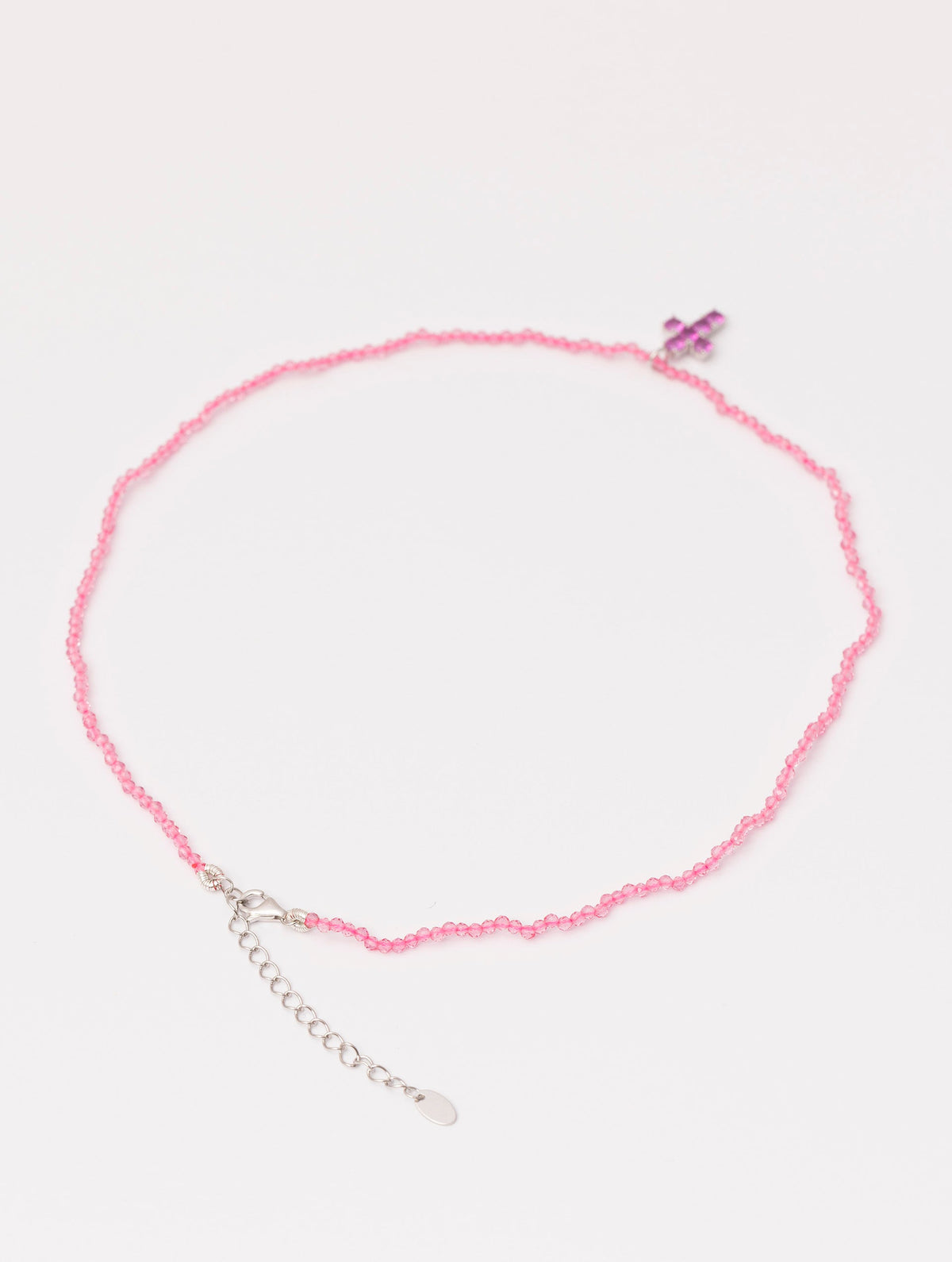 COLLAR CRUZ NORAH EN ROSA