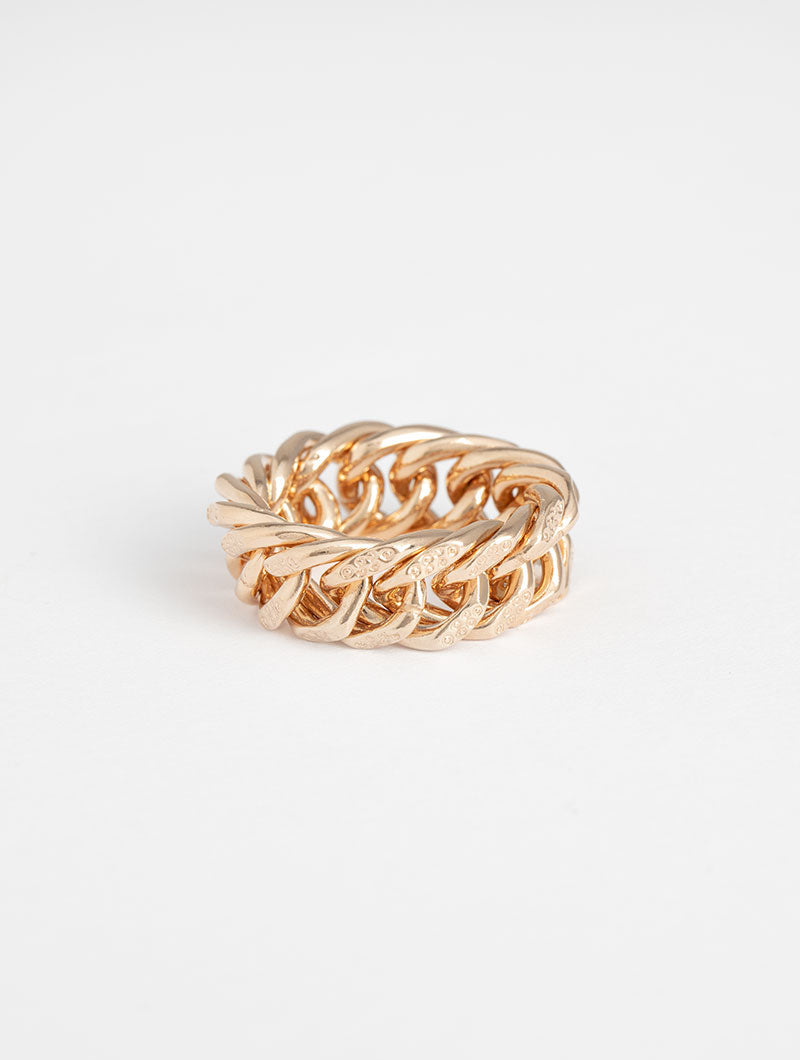 ANILLO EN ORO ROSA