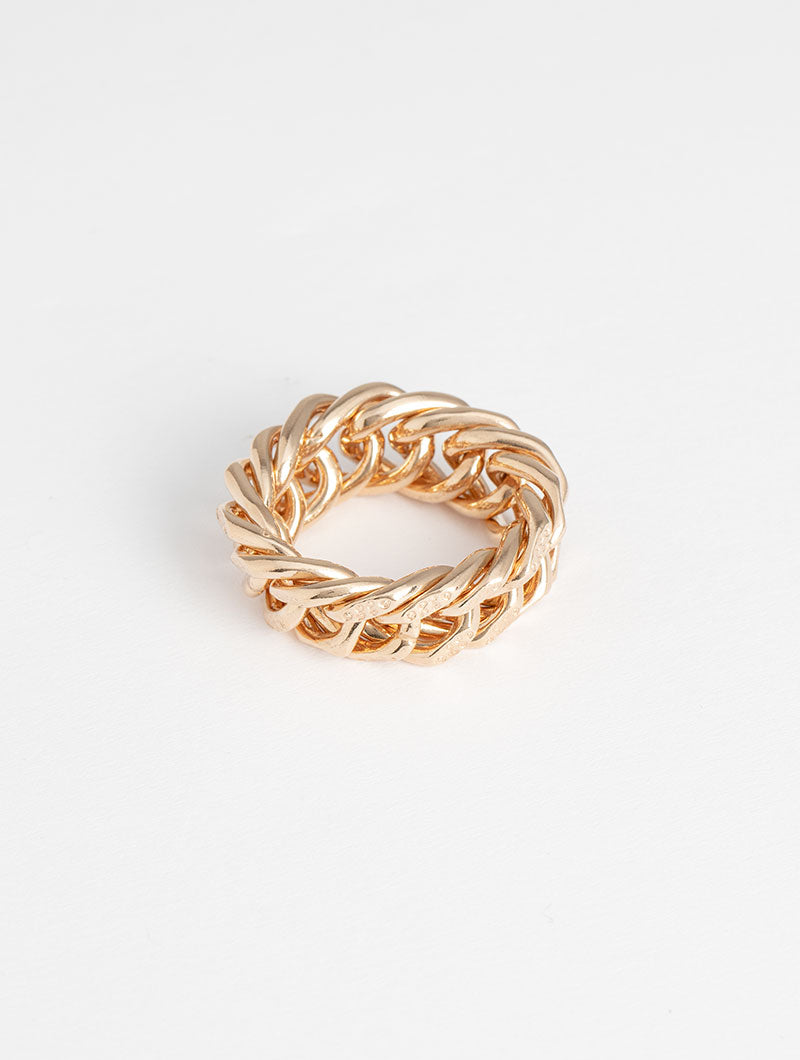 ANILLO EN ORO ROSA