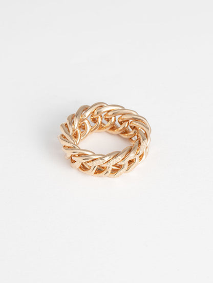 ANILLO EN ORO ROSA