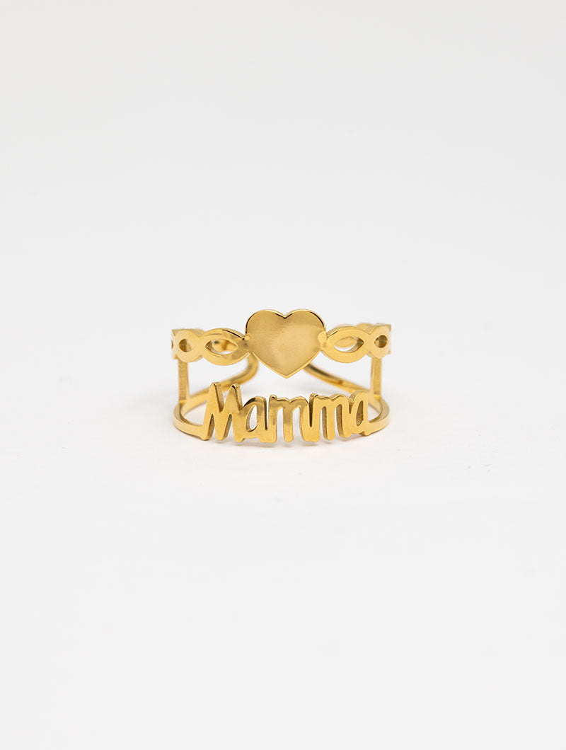 ANILLO MAMMA EN ORO