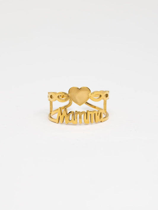ANILLO MAMMA EN ORO