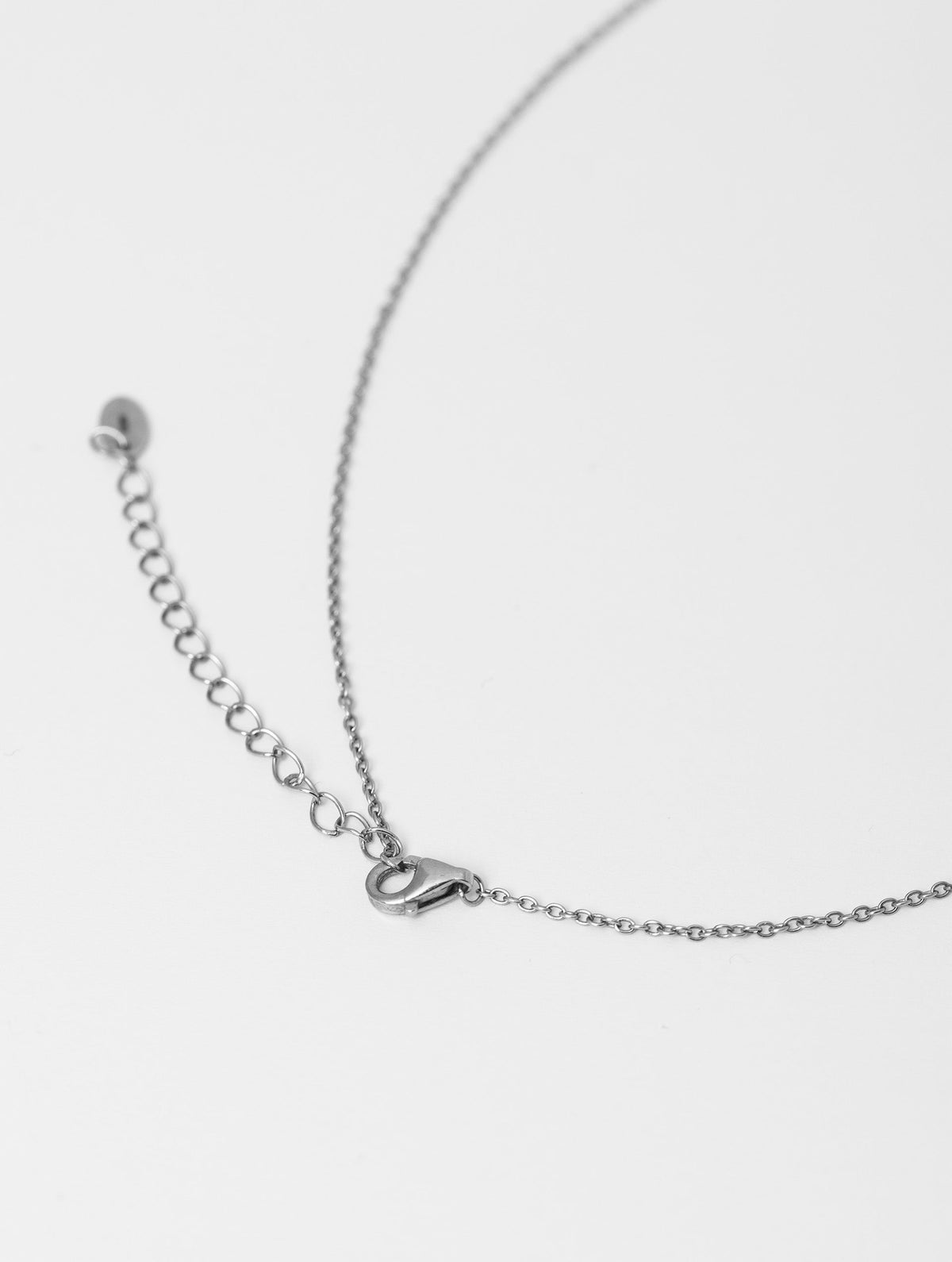 COLLAR CORAZÓN FLEUR EN PLATA