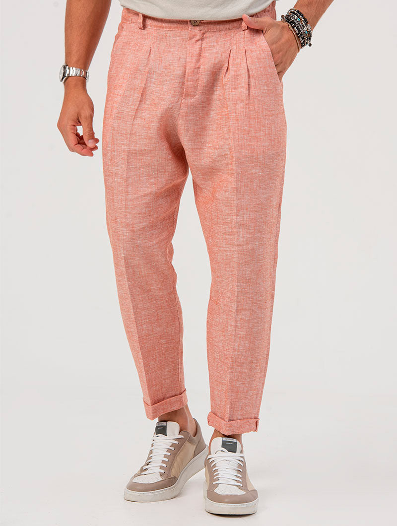 Fernando - Pantalones Casuales en Coral