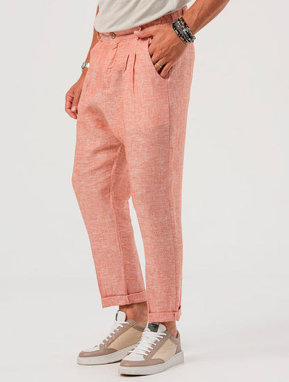 Fernando - Pantalones Casuales en Coral